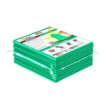 Мешки для мусора 160 л, зеленые, в пачке 10 шт., ПВД, 40 мкм, 900х1100 мм, i-Bag в Орске