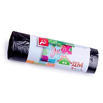 Мешки для мусора 30 л, черные, в рулоне 20 шт., ПНД, 6 мкм, 600х500 мм, Концепция Быта ЭкоДом, 601348 в Орске Мешки для мусора 30 л, черные, в рулоне 20 шт., ПНД, 6 мкм, 600х500 мм, Концепция Быта ЭкоДом, 601348 в Орске