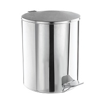 Ведро для мусора с педалью, усиленное, Титан, 15 л, нержавеющая сталь, хром в Орске Ведро для мусора с педалью, усиленное, Титан, 15 л, нержавеющая сталь, хром в Орске