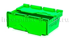 Вкладываемый контейнер KV 6422 с распашной крышкой светло-зеленый