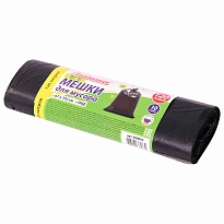 Мешки для мусора 120 л, черные, в рулоне 10 шт., ПНД, 11 мкм, 1020х670 мм, Любаша, 608093 в Орске Мешки для мусора 120 л, черные, в рулоне 10 шт., ПНД, 11 мкм, 1020х670 мм, Любаша, 608093 в Орске