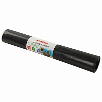 Мешки для мусора 240 л, черные, в рулоне 10 шт., ПВД 50 мкм, 1400х900 мм, LAIMA, 605337 в Орске