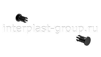 Комплект осей для крышки контейнера 120 л.  черный в Орске