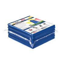 Мешки для мусора 160 л, синие, в пачке 10 шт., ПВД, 40 мкм, 900х1100 мм, i-Bag в Орске