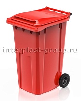 Контейнер для мусора 240 л красный облегченный 240 красный в Орске