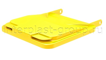 Комплект крышки для контейнера 120 л. желтая желтый в Орске Комплект крышки для контейнера 120 л. желтая желтый в Орске