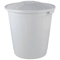 Мусорный бак с крышкой 50 л серый 50 серый в Орске Мусорный бак с крышкой 50 л серый 50 серый в Орске