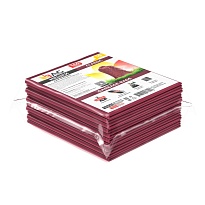 Мешки для мусора 160 л, бордовые, в пачке 10 шт., ПВД, 40 мкм, 900х1100 мм, i-Bag в Орске