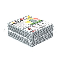 Мешки для мусора 160 л, светло-серые, в пачке 10 шт., ПВД, 40 мкм, 900х1100 мм, i-Bag в Орске