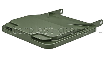 Комплект крышки для контейнера 120 л. зеленая  зеленый в Орске